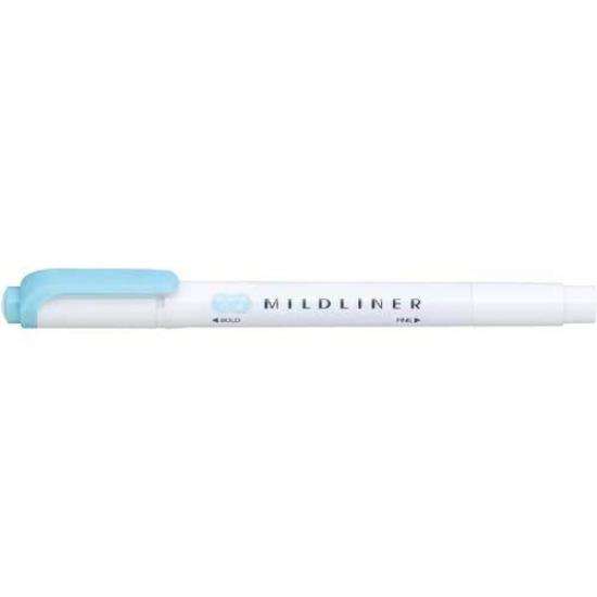 Zebra Mildliner Mild Blue 10-Piece Set - Premium Japanese Highlighter Markers синий