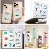 50pcs Hand Drawing Ocean World Stickers Sea Fish Graffiti for Phone Laptop Guitar Travel Luggage Skateboard Car DIY Decals
