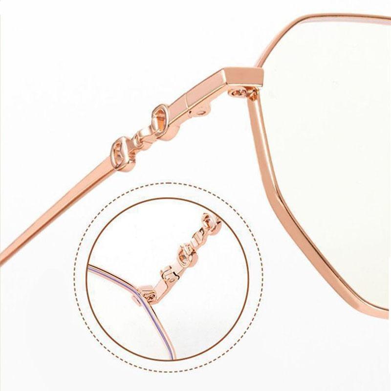 Fashion Polygon Frame Myopia Glasses Classic Vintage Anti-blue Light Eyeglasses Women Men Minus Diopter Eyewear