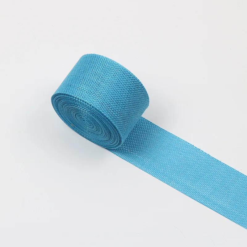 10M DIY Rustic Jute Ribbon Colorful Woven Linen Ribbon Burlap Hemp Fabric Hessian Hemp Cloth Christmas Wedding Decor linen rolls