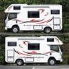 Auto Seitenaufkleber Selbstklebend LKW Streifen Grafik Aufkleber Universal Dekorative Aufkleber für Wohnmobile
