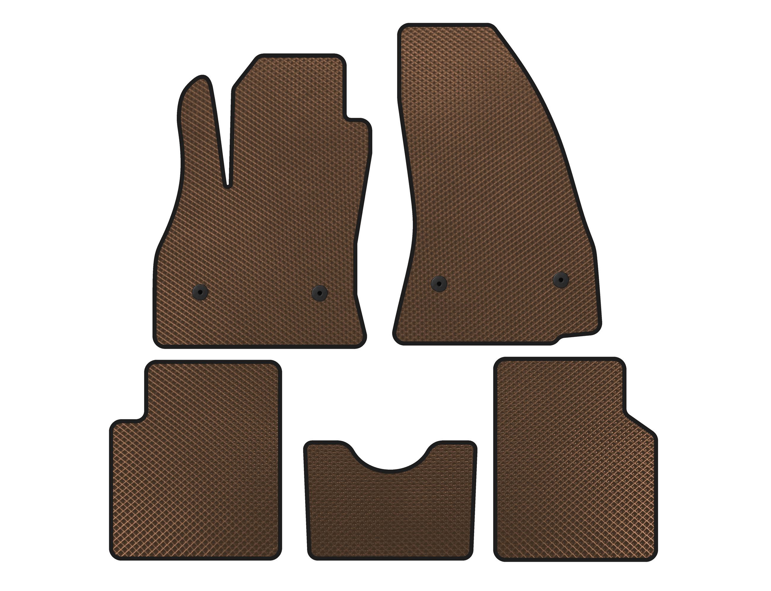 

EVA mats (for 500L, Brown) for Fiat 500/500L