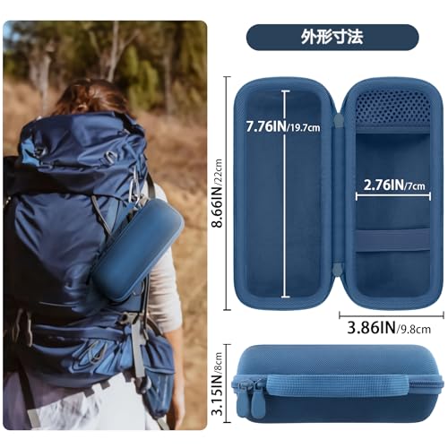 (Case Only) JBL GRIP Bluetooth Speaker Portable Storage Case, Blue - co2CREA