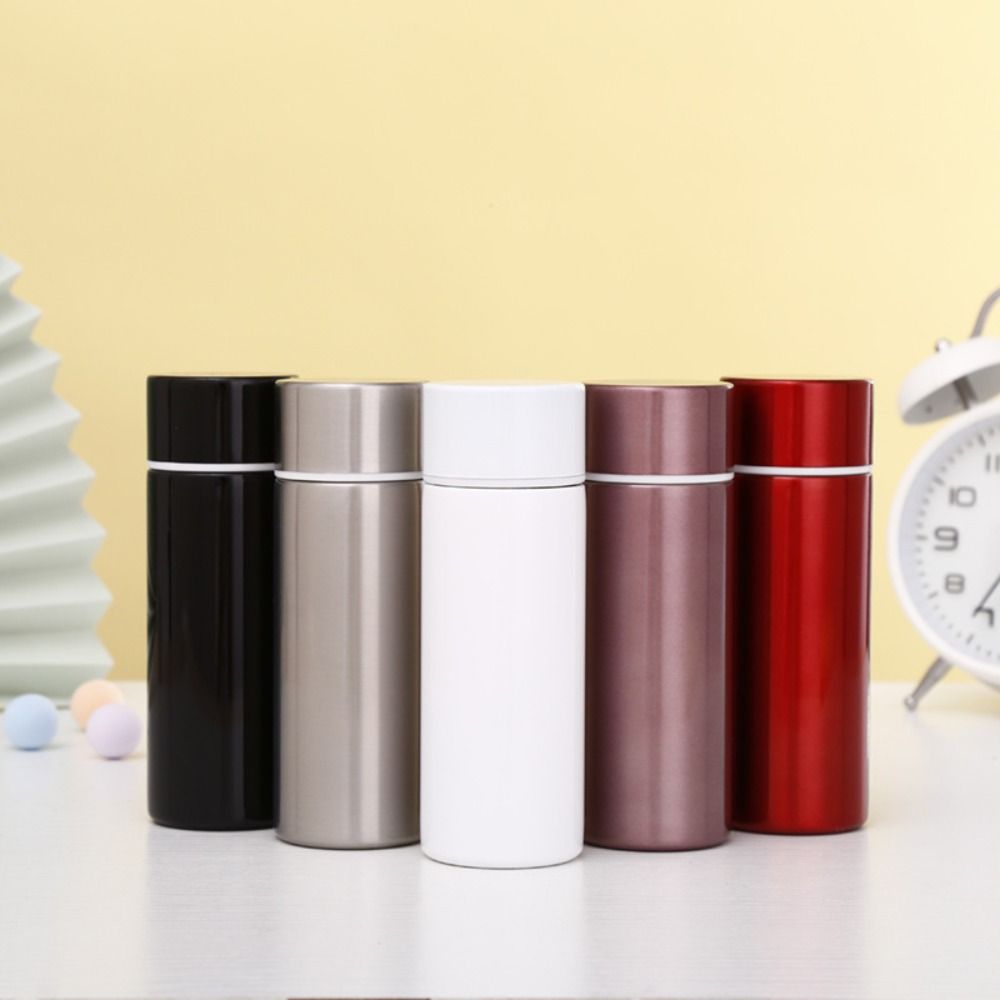 Stainless Steel Pocket Flask 120ml Insulated Water Bottle Portable Mini Thermal Cup