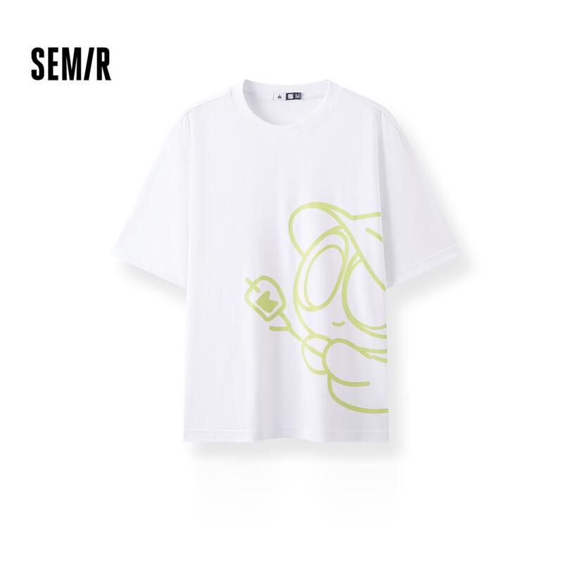 Semir Men s Luo Xiaohei Collaboration Print Short Sleeve T-Shirt XS