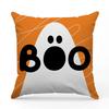 Halloween Funny Pillow Cover Short Plush Pumpkin Print Cushion Indoor Holiday Decoration Sofa Cushion