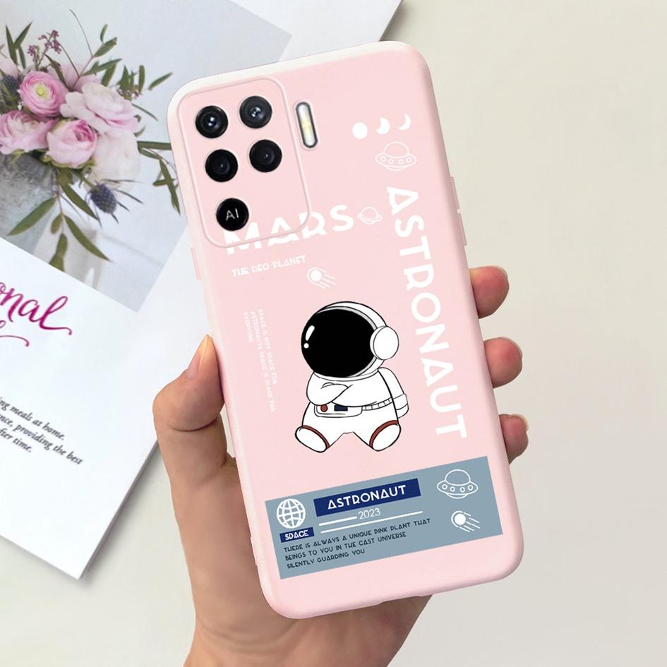 For OPPO Reno 5 Lite Case CPH2205 Popular Flower Soft Silicone Back Cover For OPPO A94 5G CPH2211 A 94 Reno 5Z Reno5 Lite Bumper