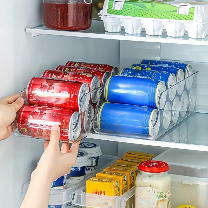 Transparent Plastic Refrigerator Organizer - Hand Washable, Suitable for Refrigerator Freezers Pantries Kitchens Storage Rooms