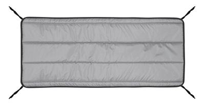 Quilted Foam Pillow 100x50 Cm Dark Gray