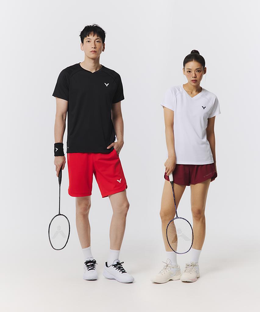 Bigteo Cleancut Training Badminton Women'S Short Sleeve T-Shirt (Vt25Cts003F)