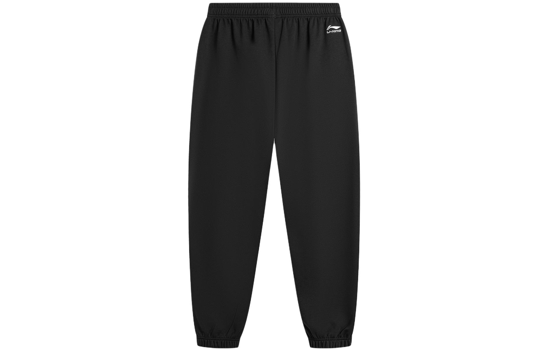Li Ning Sports Lifestyle Collection Sports Trendy Collection Knitted Sweatpants Men s Black AKLU311-1 M