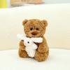 With Bear Teddy Scarf Cake Pajamas Rose Rabbit Plush Toy Kids Decoration Gift