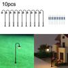 Approx. 45mm Complete Lamps Model Railway Led Street Lights With Wires And LEDs