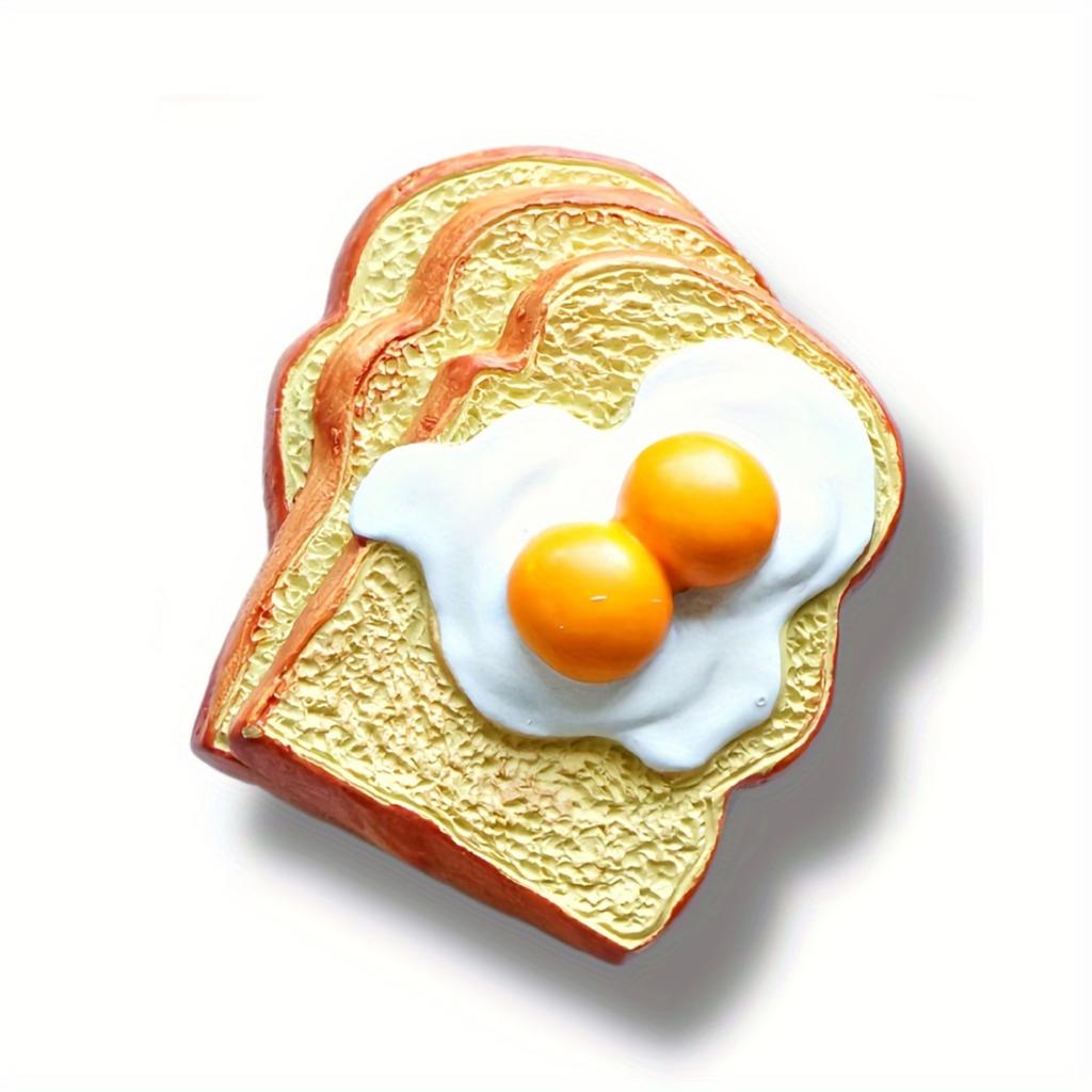 1pc, Fridge Magnets, Cartoon Fridge Magnets, Kawaii Simulation Egg Ornaments Refrigerator Magnets.
