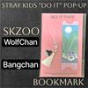 [USED] Stray Kids POPUP DO IT Wolfchan Bookmark Bang Chan
