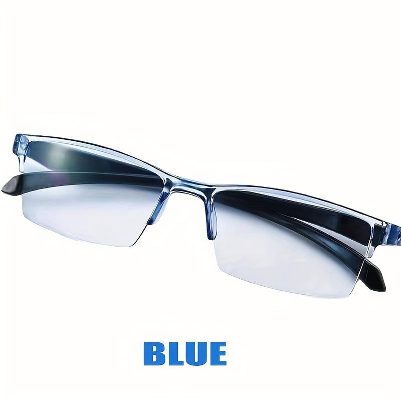 Intelligent Zoom Reading Glasses Fashion Presbyopic Glasses Unisex Transparent Eyewear +100 To +500