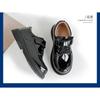 Vintage Classic Boys Leather Shoes Soft Sole Children's British Style Boys Show with Suit Black Shoes