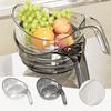 Rices Panning Drain Basket With Handle Washing Vegetables Draining Basket For Home Kitchen