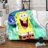 CartoonS-Spongebob Morbido Peluche Divano Letto Coperta da Lancio Cartoon Coperte da Picnic Moderna Coperta in Flanella Coperta Stampata Regalo