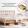 4lots Thicken Metal Bed Frame Support High Strengths Bed Rail Clamps for Secure Bed Board Connection