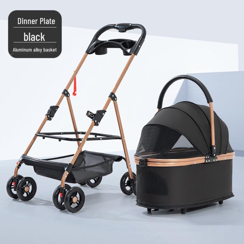 Легкая складная коляска для домашних животных для кошек и собак Pet Stroller