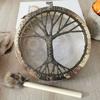 25CM Shaman Drum with Beater Sound Healing Tool Meditation Music Percussion Instrument For Spiritual Music,Reflection Meditation