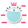 Smart Sweeping Robot Vacuum Cleaner Floor Edge Dust Clean Auto Suction Sweeper  UV Disinfection