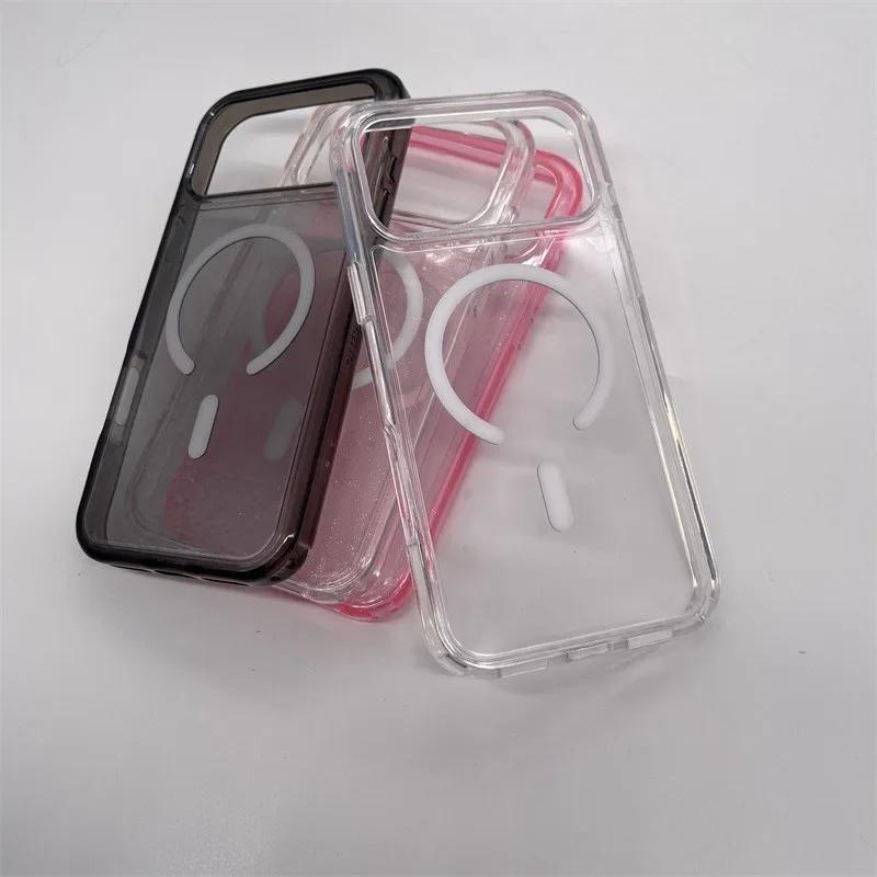 Symmetry+ Series Clear for Magsafe for IPhone 17 Pro Max Air 17 Pro Transparent Stardust Glitter Anti-drop Protect Cover Ott BOX