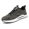 Autumn new leather sports casual Forrest Gump shoes winter chef non-slip waterproof labor insurance shoes