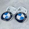 For BMW M car modification 2Pcs 74/82mm Hood Front Bonnet Rear Trunk Emblem Carbon For BMW E30 E38 E46 E93 E92 E60 E61 E90 X1 X3 X4 X5 ZIPCA1