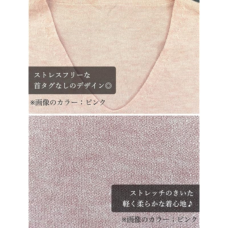 [BN1 select] knit short sleeve ladies spring summer autumn clothes Beautiful sweater V-neck tops women's clothing 30s 40s 50s red red BN276 RED L