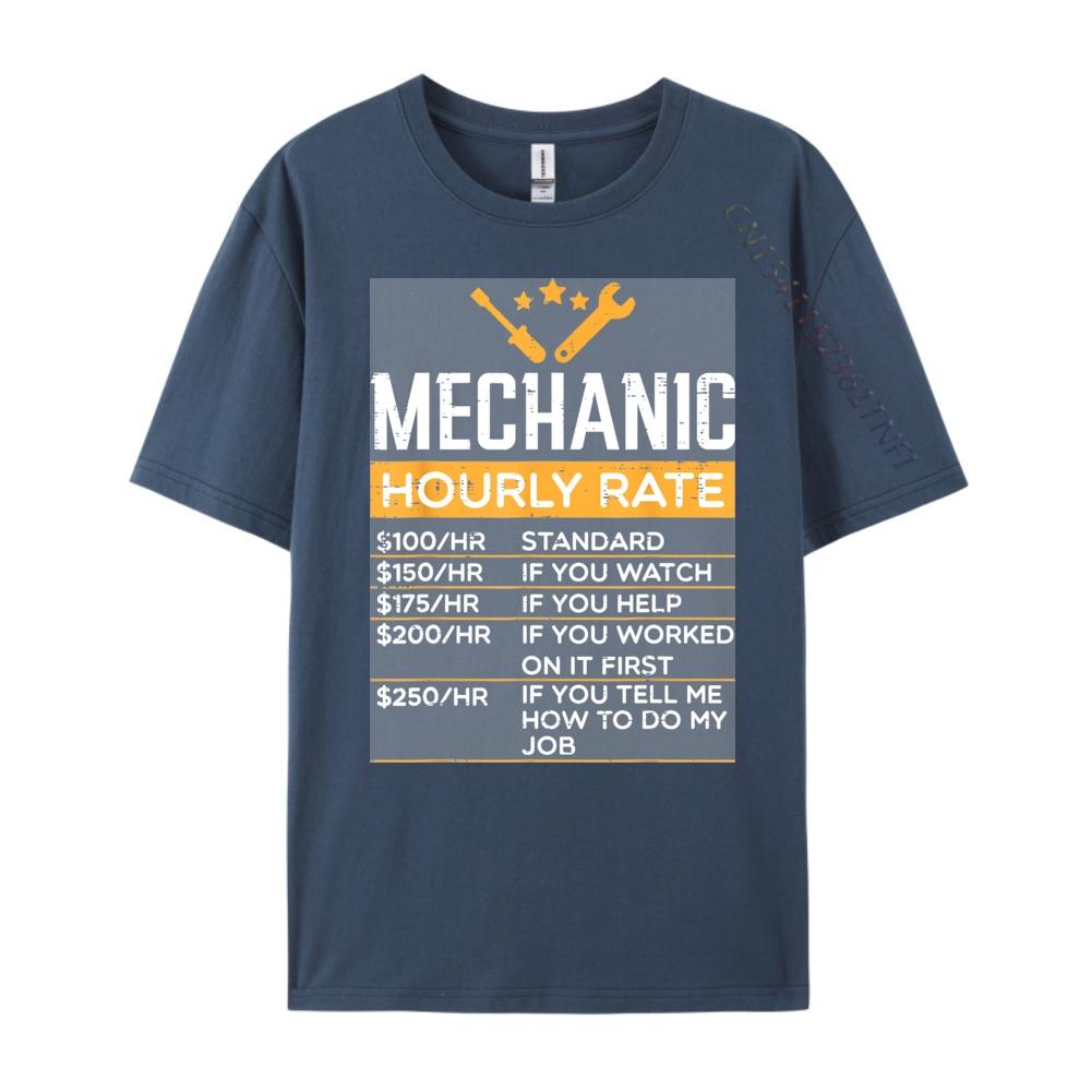 Mechanic Hourly Rate Funny Labor Rates Men Women Kids Boys Luxury Designer Mens T Shirt Street