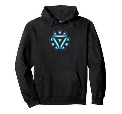 Marvel Studios Iron Man Tony Stark Arc Reactor Hoodie