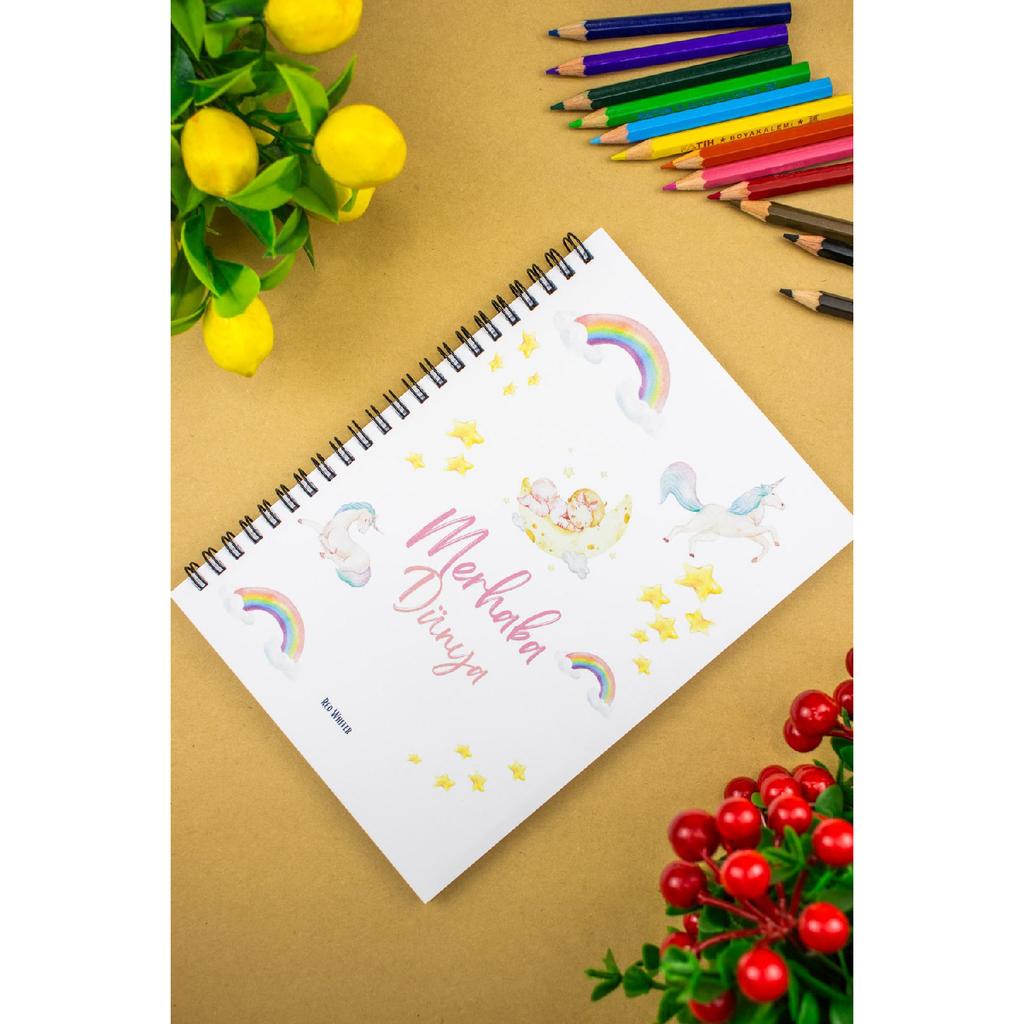 Schwangerschafts- und Mutter-Baby-Tagebuch 14x20 cm Design Tägliches Notizbuch, (Haupt- und USAQ)