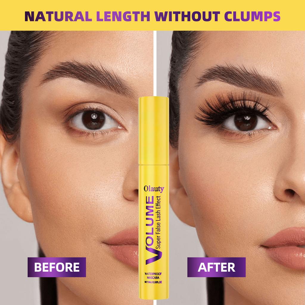 Waterproof Mascara Eyelashes Lengthening Long Lasting Silky Lash Black Eyelashes Extension Make Up Beauty Eye Cosmetic