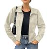 Women's Long Sleeve Jacket with Zipper