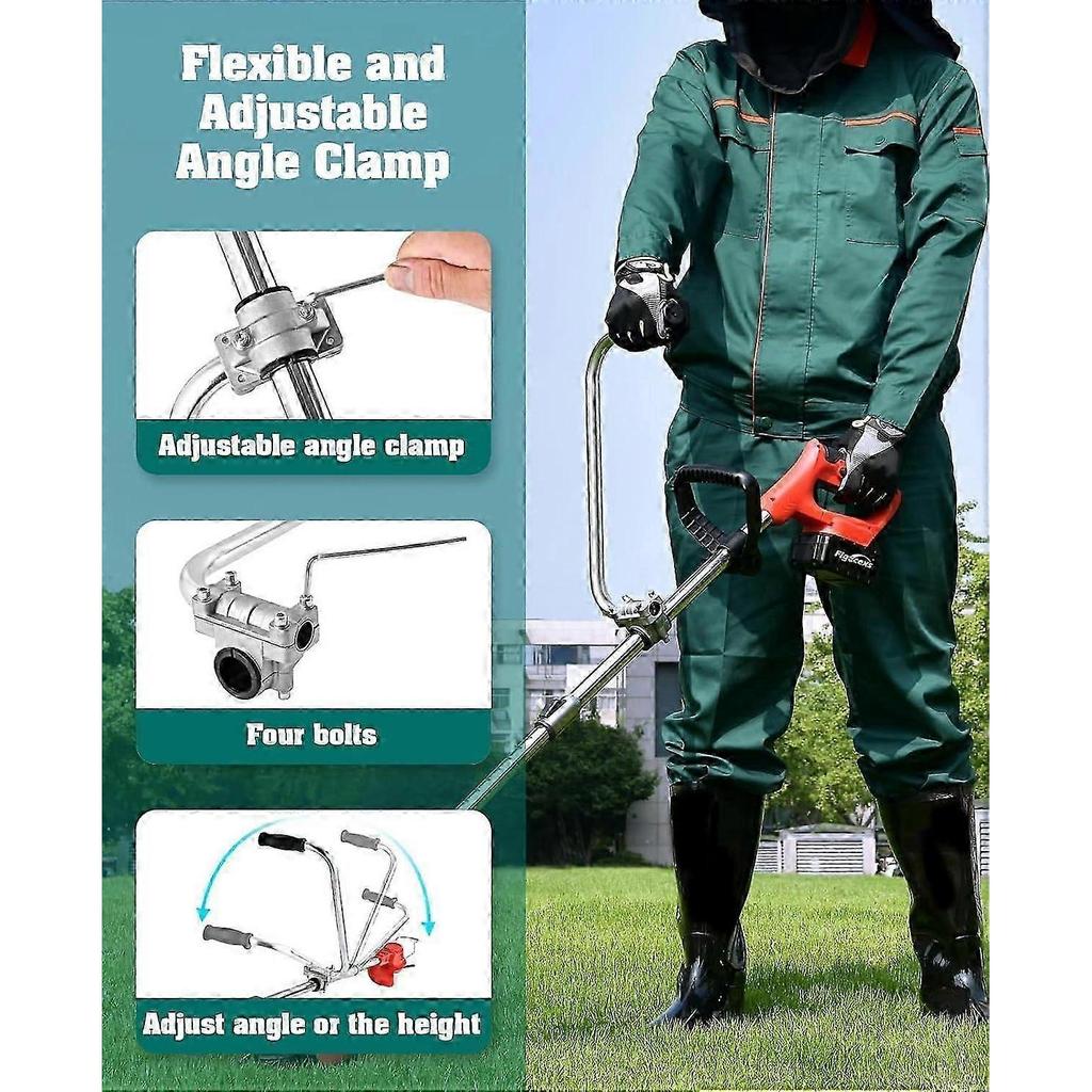 Ergonomischer Trimmergriff, Griff für Motorsense, Verlängerungsgriff für Rasentrimmer, Griff für Rasentrimmer für Rasenpflege, Landschaftsbau, Kantenschneiden im Garten
