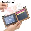 New Men's Wallet European American Short Horizontal