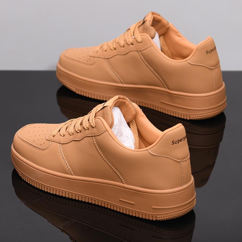 Frühling Luftwaffe Low Top Nein. 1 Kleine Weiße Schuhe Herrenschuhe Vielseitig Sommer Atmungsaktiv Lässige Board-Schuhe Paar Höhenverstärkende Schuhe 22031