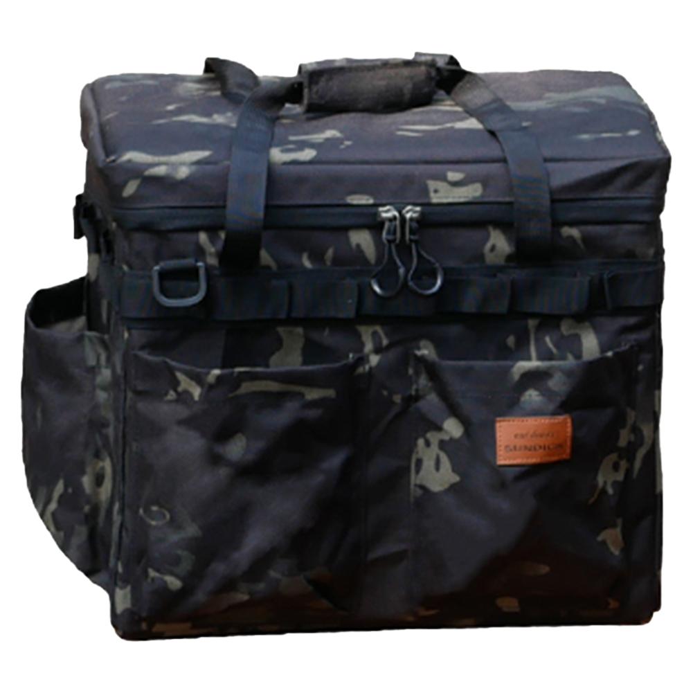 Barbecue Tool Storage Bag Multifunctional Camping Stove Storage Case Large Capacity Waterproof Utility Camping Supplies