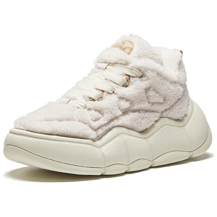 Anta Special Scented Sachet Thermal Slip Resistant And Abrasion Resistant Low Top Skateboard Shoes Women's Beige 122448978-2