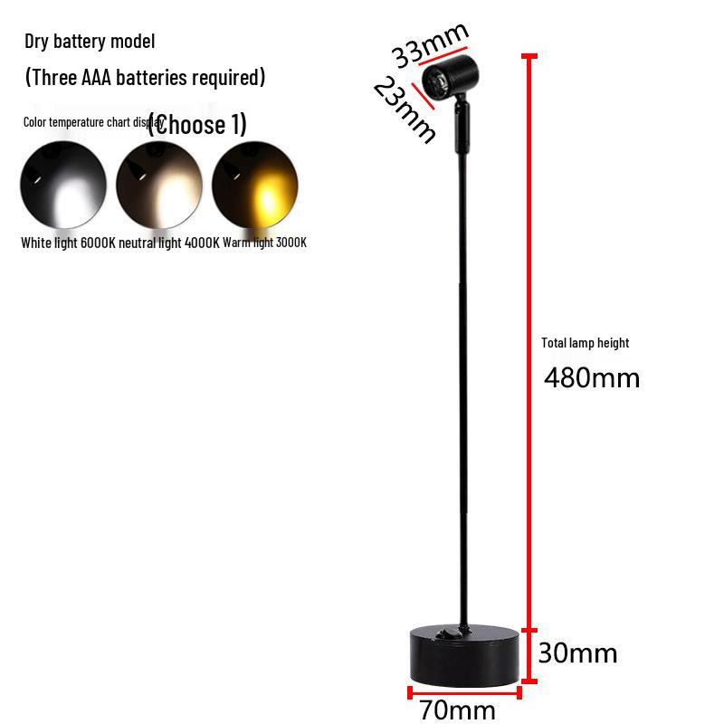 Wireless Jewelry Display Spotlight with Battery