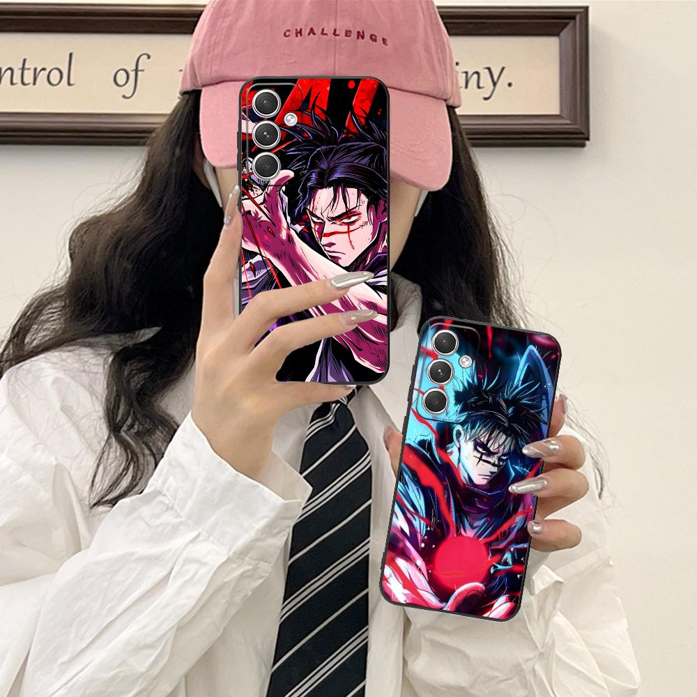 Jujutsu Kaisen Choso Mobile Phone Case for Samsung Galaxy S26 S25 S24 S23 S22 S21 S20 Note20 Plus FE Ultra Colorful Cover Luxury