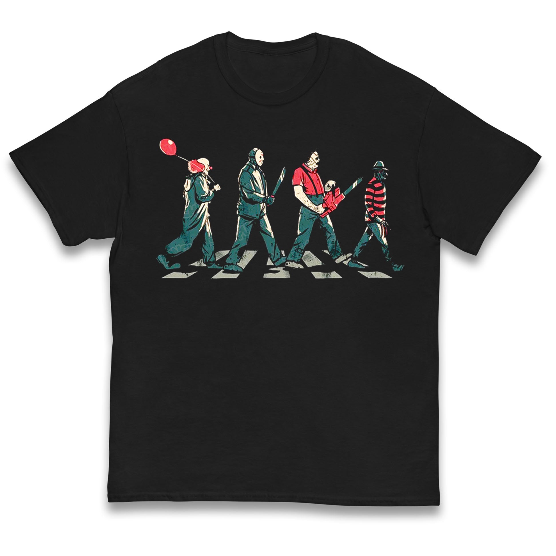 Horror Characters Friends Spoof Halloween Kids T Shirt 140