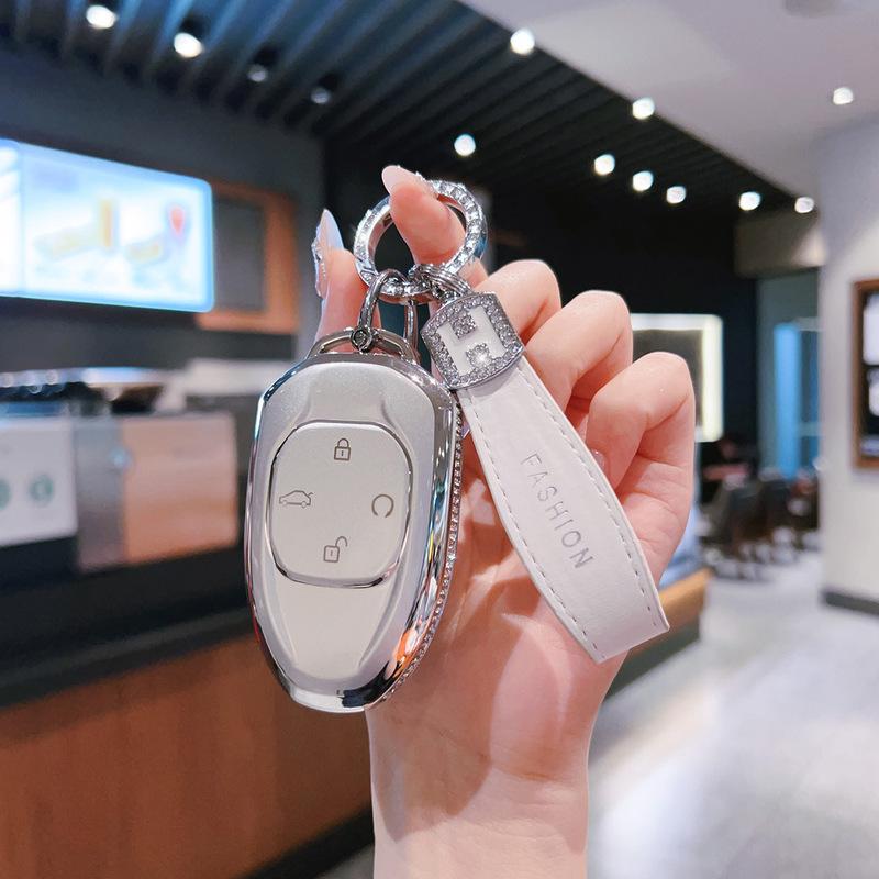 TPU Car Key Case Remote Cover Shell Holder Keychain Protector Fob For GAC Trumpchi Empow J11 J12 J13 J15 J16 GS8 GS4 GS3 Emzoom