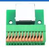 No Solder Required RJ45 Ethernet Port Terminals Block DIN Rail Adapter With Status Light For Secure Networkings Connection