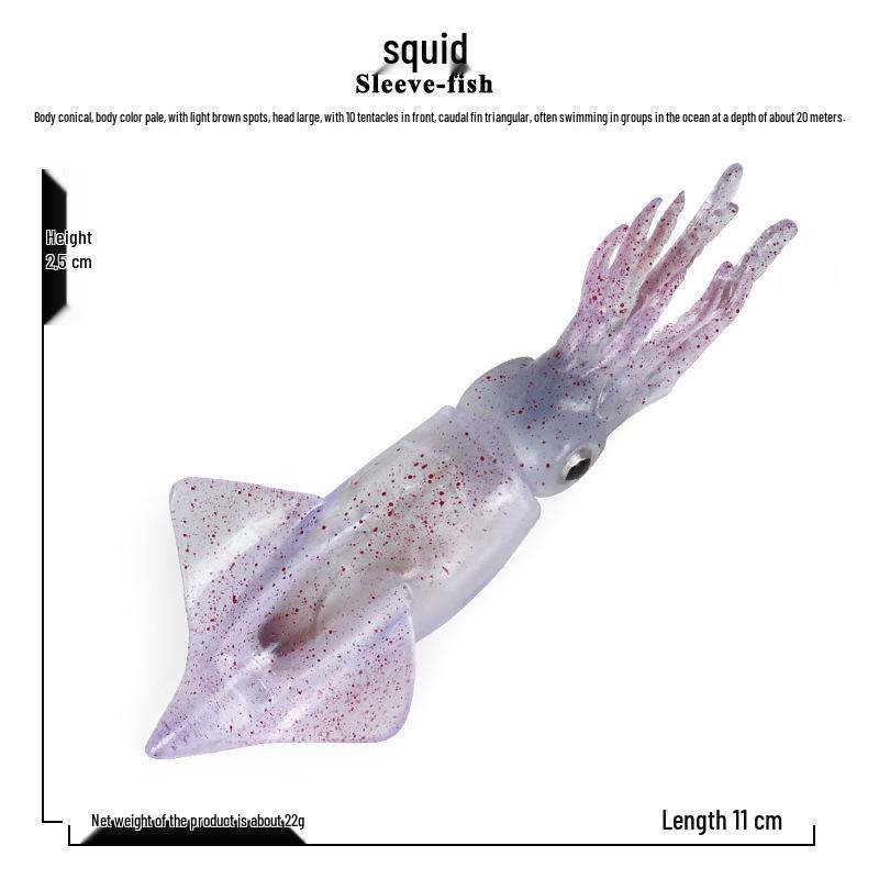 Marine Life Animal Models: Squid, Cuttlefish, and Octopus Children s Cognitive Toys