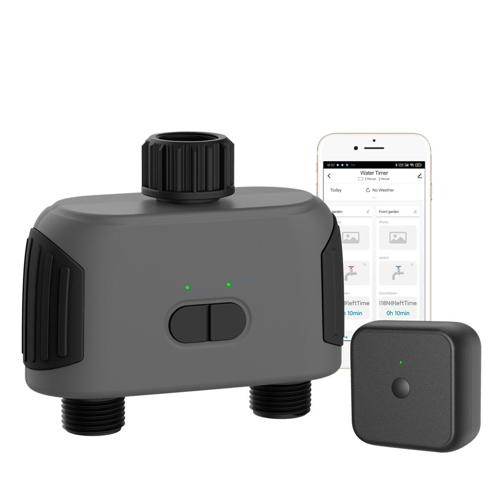 WiFi Smart Water Timer Bluetooth Gateway Irrigation Controller Automatic Garden Watering System Rain Delay Control Water Valve