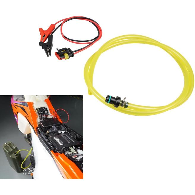 NICECNC Fuel Injector Tester Fuel Pump Pressure Test and Transfer Kit Compatible with KTM 150 XC-W TPI 2020-24 250 XCF-W 2012-16 250 XC-W TPI 2018-24