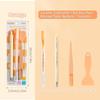 4Pcs/Set Glue Pen Carving Knife Tweezers Small Shovel Student Diy Handmade Set Journal Tools Sationery Craft Kit Supplies